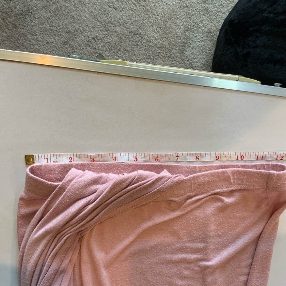 Love J Pink Elastic Waistband Solid Color Harem Skirt Size Med - Picture 12 of 12